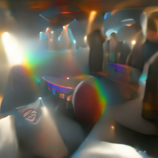 'a raytraced image of a nightclub lens flare' Visions of AI v2 Text-to-Image