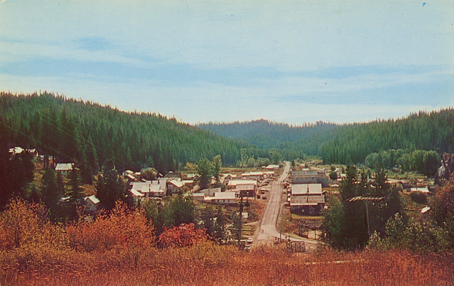 Main Street, circa 1960s - Pierce, Idaho
