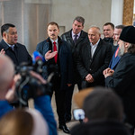 22 октября 2021, Митрополит Амвросий и губернатор И.М. Руденя ознакомились с ходом работ в Спасо-Преображенском соборе Твери