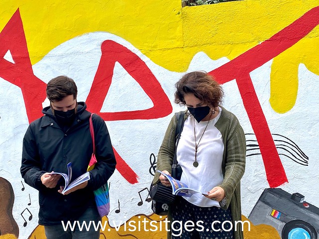 Inauguració Mural Artístic pel Dia de l'Artista Sitges 2021