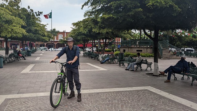 Jocotepec Plaza - Cycling to Jocotepec and Chapala from Ajijic, Jalisco, Mexico
