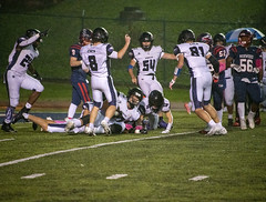 FUMBLE!  Recovered by CHCA! Cincinnati Hills Christian Academy vs. Norwood at Shea Stadium in Norwood, Ohio on October 22, 2021
