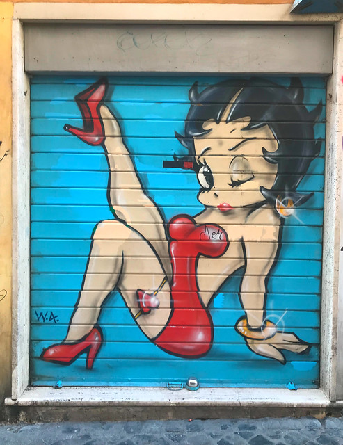 Betty Boop Italian style - Rome, Italy