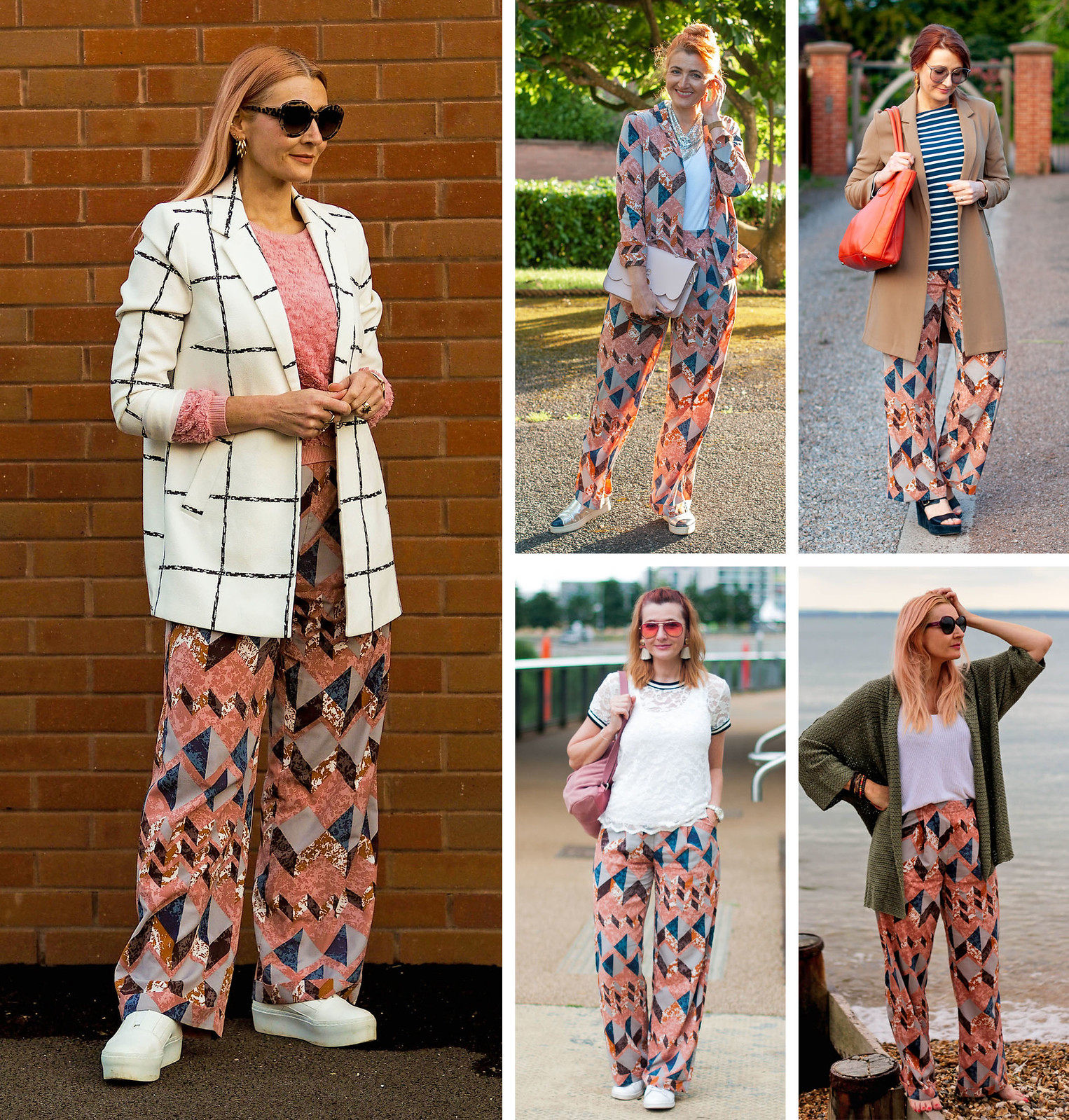 5 Ways to Wear Wide-Leg Pants / Trousers | from Not Dressed As Lamb, Over 40 Fashion and Style