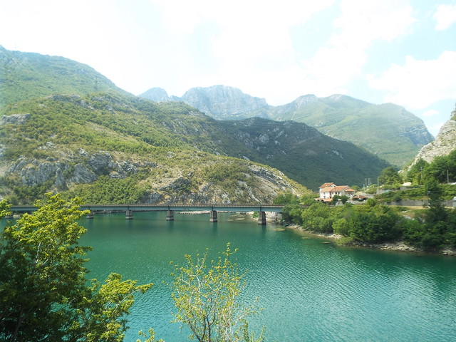 Neretva River valley in Bosnia, July 2021