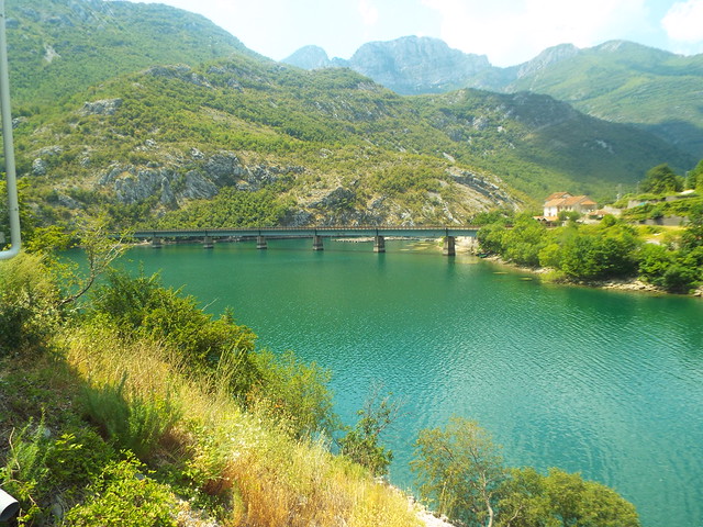 Neretva River valley in Bosnia, July 2021