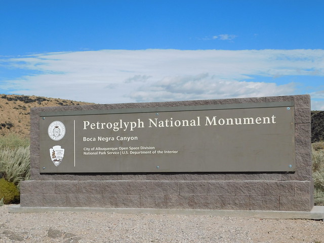 Petroglyph National Monument Sign