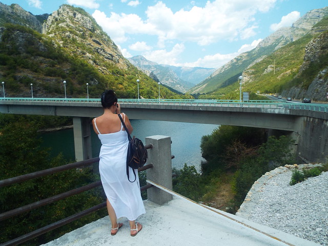 Nina - getting the angle right at Neretva River valley in Bosnia, July 2021