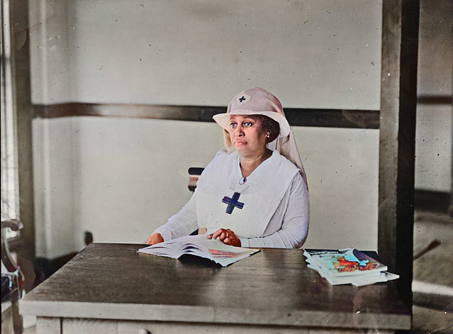 1918 - Mrs. Louise J. Ross, Chairman Of Branch No. 6, New Orleans Chapter. American Red Cross, Successful In Her Work And Recognized As The Leader Of Her Race In The South