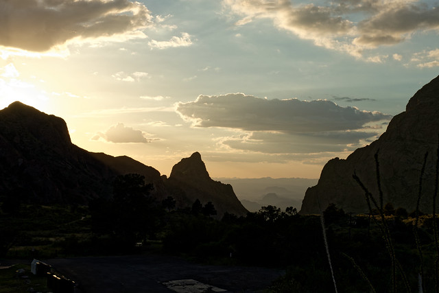 Sunset in the Chisos Mountains (Big Bend National Park)