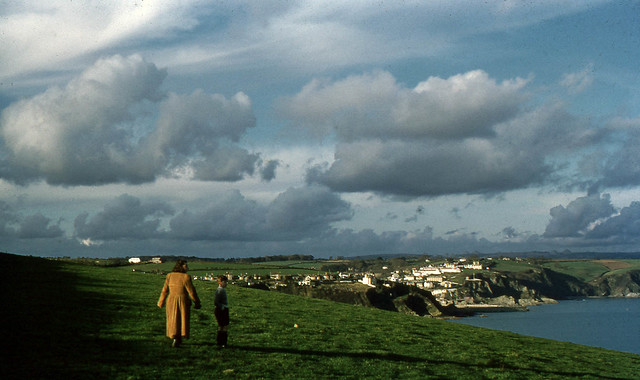 Portmellon Cove, Cornwall, England, 1950s
