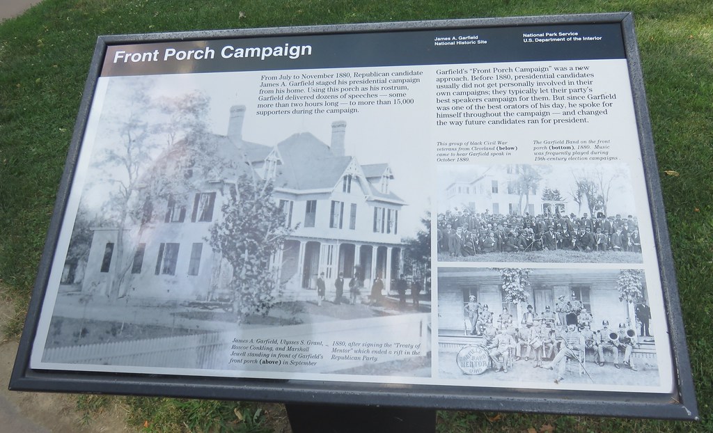 Front Porch Campaign Marker (James A. Garfield National Hi… | Flickr