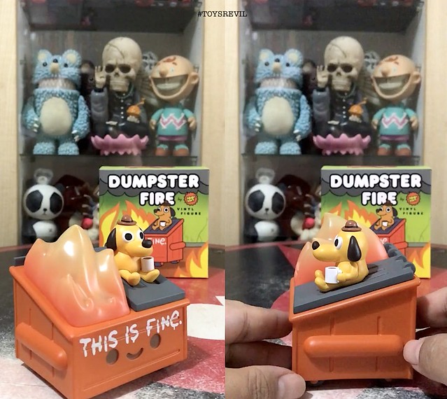 THIS IS FINE DUMPSTER FIRE TOYSREVIL REVIEW 04