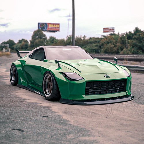Wide Body 2022 Nissan 400Z on Work Wheels Gnosis HS203 & B… | Flickr