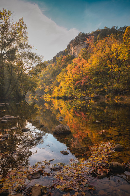 Buffalo River Autumn. Kyle's Landing, Arkansas. 2021.