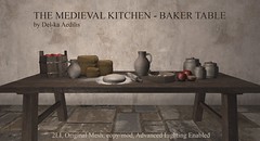 The Medieval Kitchen - Baker Table
