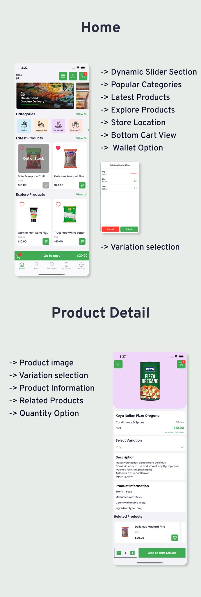 eGrocery - (Grocery, Pharmacy, eCommerce, Store) App and Web with Laravel Admin Panel + DeliveryApp - 7