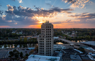 Elgin Tower at Sunset | Elgin, Illinois
