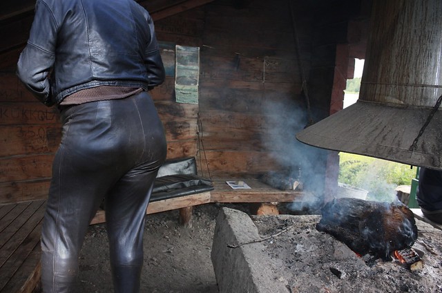 The campfire shelter Kukkolankoski