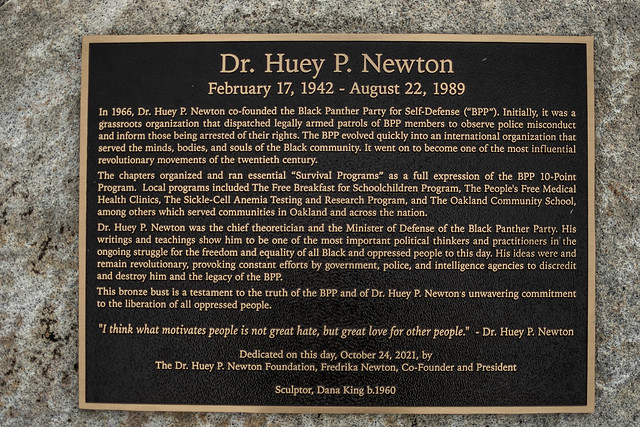 Dr. Huey P. Newton Bust