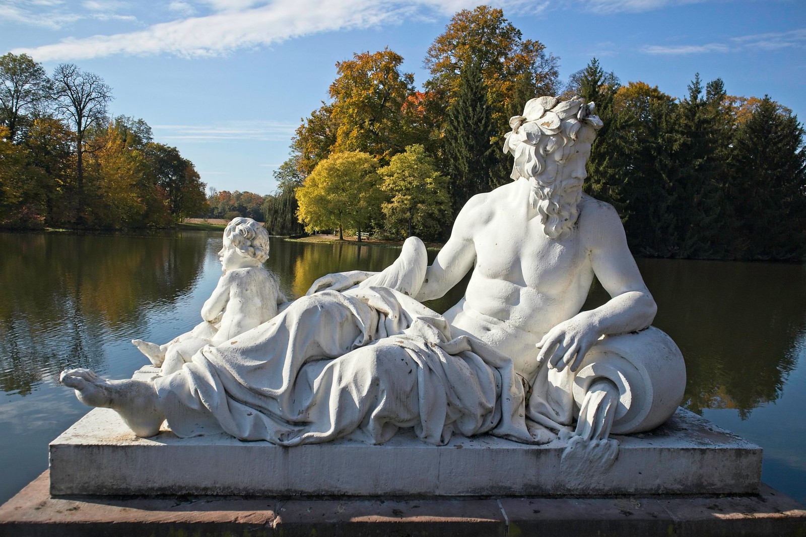 Am Weiher - Herbstimpressionen aus dem Schlossgarten Schwetzingen