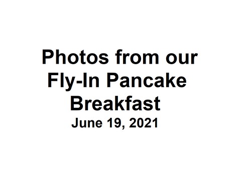 Fly-In Pancake Breakfast