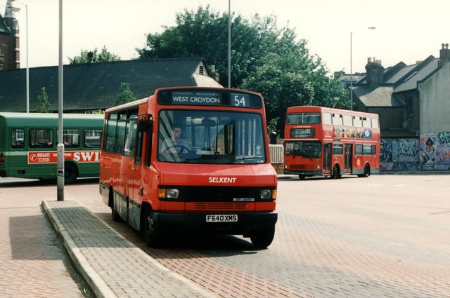 14 June 1992 West Croydon F640XMS