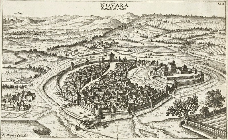 Anoniem - Gezicht op Novara (c.1702)