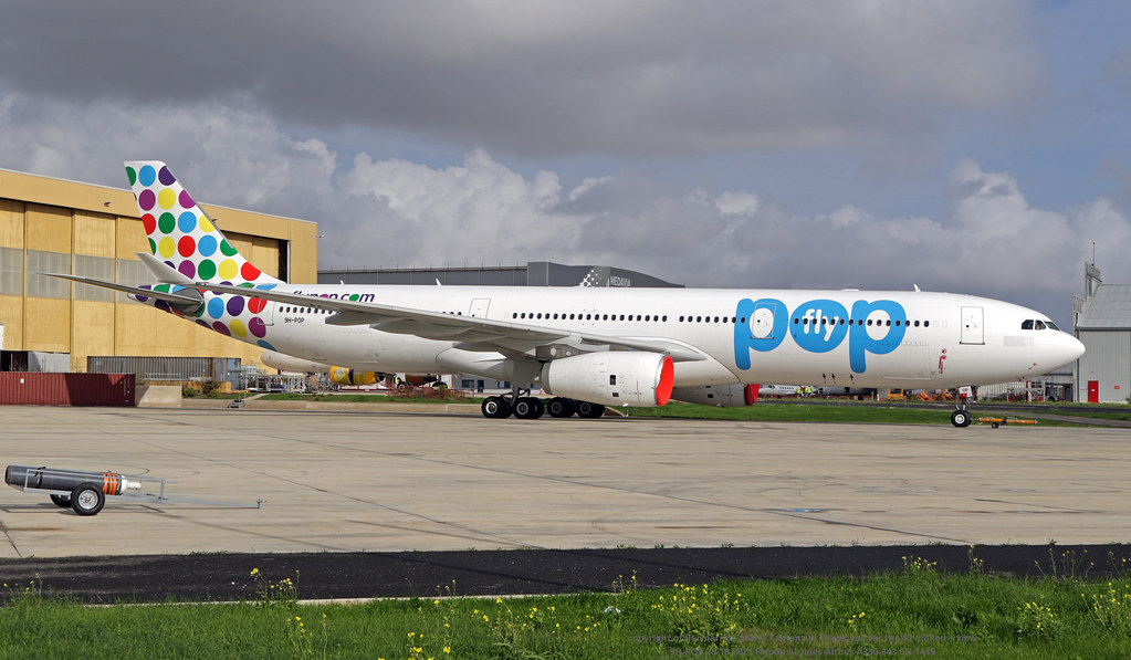 9H-POP 26-10-2021 Flypop Airlines Airbus A330-343 CN 1445