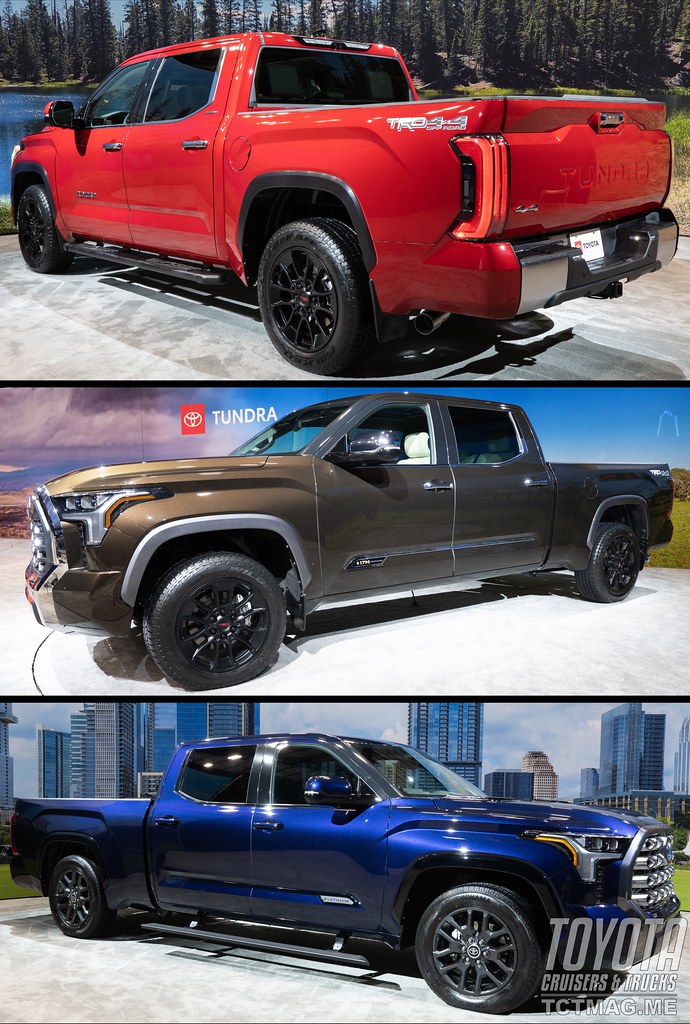 2022 Tundra : Three trim levels, starting at the top:  Limited, 1794 Edition, and Platinum.