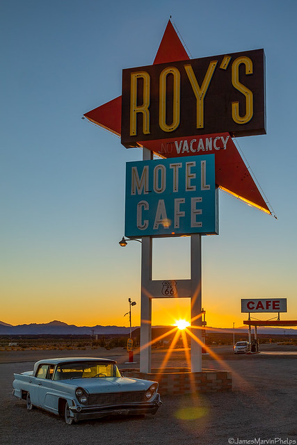 Route 66 Sunset
