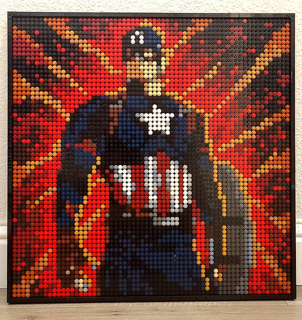 Captain America Mosaic