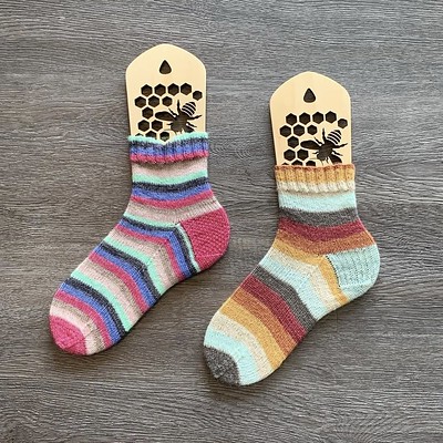 Beautiful socks knit by Chloe (@chloevknits). Second socks coming!