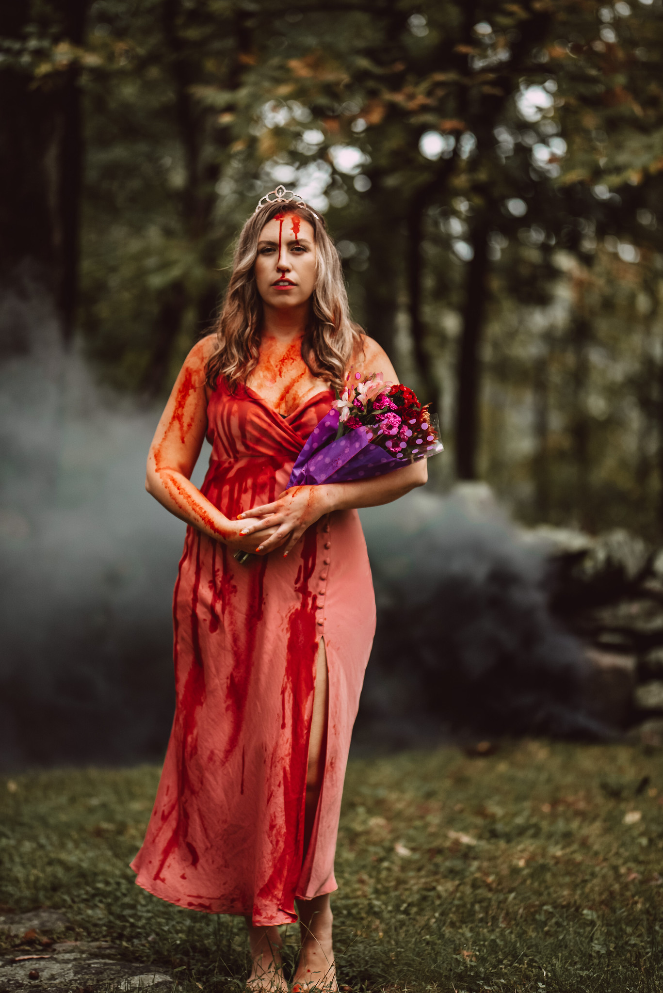 Iconic Halloween Movie Costumes Carrie Costume as Bloody Prom Queen 