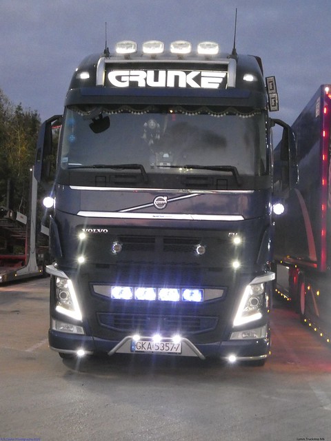 Volvo FH4 GKA 53577 Grunke [ PL ] Lymm Truckstop M6