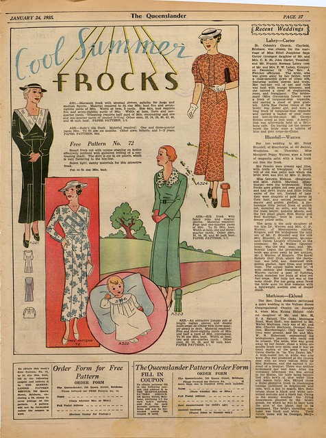 Illustrated advertisement from The Queenslander January 24, 1935, p. 37