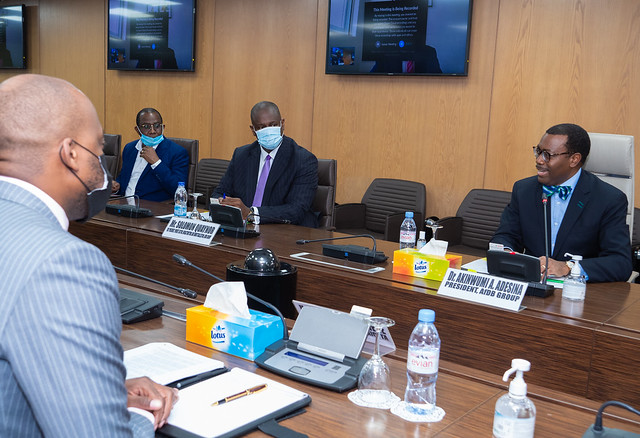 Dr. Adesina's meeting with African Continental Free Trade Area Secretary General, Wamkele Mene