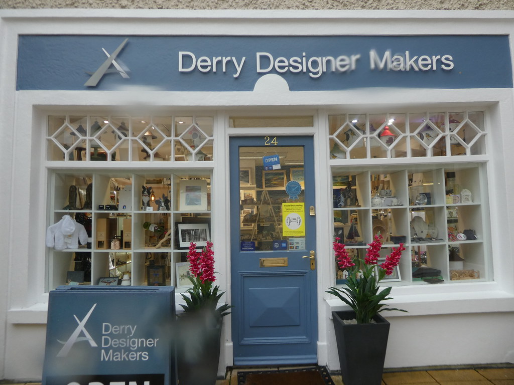 Attractive independent shops in the Derry Craft Museum