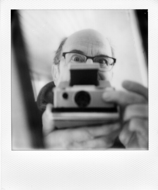 With a friend's SX-70.