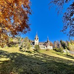 Peles Castle, Romanian Royal Summer resort in Sinaia, in the Carpathian mountains in Wallachia. Romania 2021