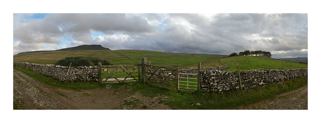 Panorama at Pen-y-Ghent, Yorkshire Dales