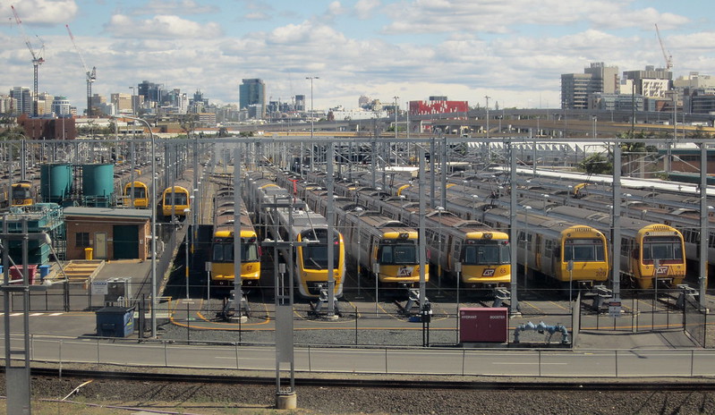 Brisbane train stabling, 2011