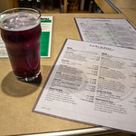 #RiseUp IPA From their &lt;a href=&quot;https://fourleafbrewing.com/craft-brews/&quot; rel=&quot;noreferrer nofollow&quot;&gt;tap list&lt;/a&gt;:
&amp;quot;Four Leaf has teamed up with R.I.S.E Advocacy, Inc. for domestic violence awareness month. This purple IPA like the purple ribbon is a symbol to remember the victims of domestic violence. A donation is made for every pint sold of this tart citrus IPA.&amp;quot;