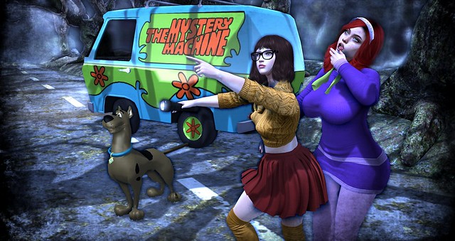[ Eva ] Velma Daphne and Scooby solve a mystery