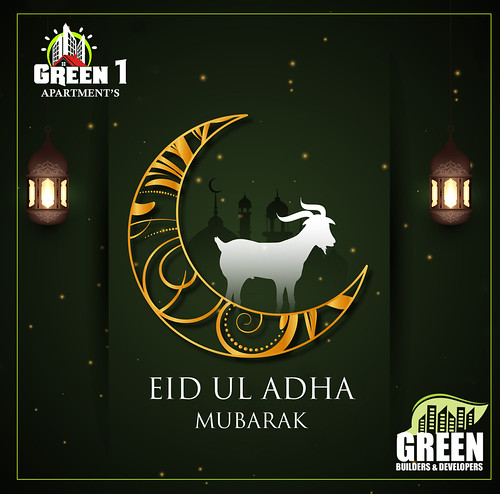 Eid-Al-Adha mubarak beautiful islamic background | by syedmurtaza50