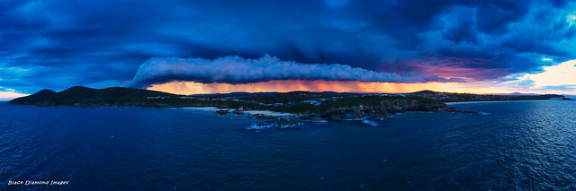 Arcus Cloud over Burgess Beach and Forster Tuesday 19th October, 2021, Mid North Coast, NSW