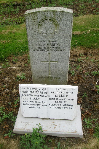 Great War Grave, Jeanfield and Wellshill CemeteryPerth