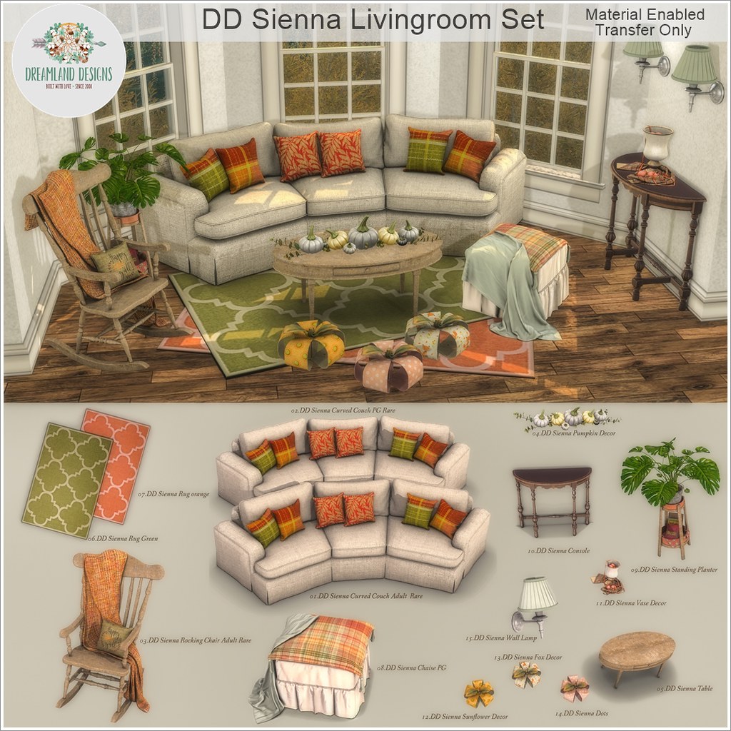 DD Sienna Livingroom Set AD Next UP