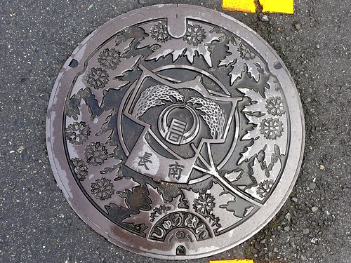 Chonan Chiba, manhole cover （千葉県長南町のマンホール）