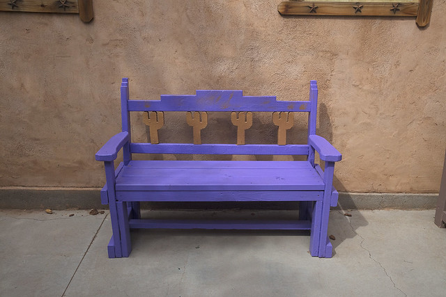 Winslow Purple Bench